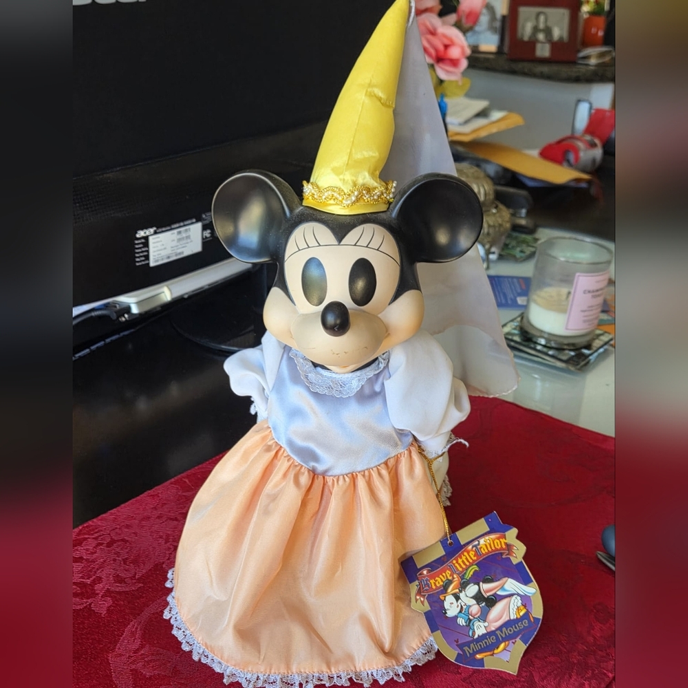 Disney Minnie Mouse Sorceress Plush - Yellow and Peach